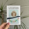 Set van verjaardagskaartjes met dieren - A6 formaat, inclusief envelop