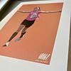 Sportret - grafisch sport portret (gepersonaliseerd) - the Art of Movement