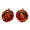 Swirl Oorbellen rood