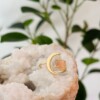 Verstelbare Rozenkwarts ring 925 Zilver