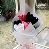 gehaakte tulpen boeket.