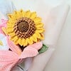 gehaakte zonnebloemen lily boeket