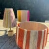 trendy lampje in zomers materiaal en kleur zelfgemaakt