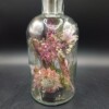 1 Kaarsenhouder met fleurige droogbloemen incl. kaars