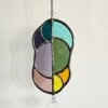A-symmetrische zonnevanger regenboog met kristal