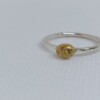 Ball, unieke handgemaakte zilveren ring