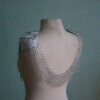 Chainmail Maliënkolder accessoire met epauletten