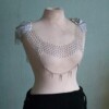 Chainmail Maliënkolder accessoire met epauletten