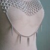 Chainmail Maliënkolder accessoire met epauletten