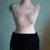 Chainmail Maliënkolder accessoire met epauletten