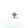 Citrine 6X8 Oval Triquetra Silver