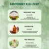 Eerlijke Ambachtelijke Bentoniet Klei Zeep met Tea Tree