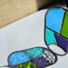 Glas in lood hanger ovaal 3