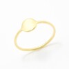 Gold Plated Ring With Big Round