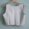 Handgemaakte corset top met veters