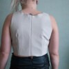 Handgemaakte corset top met veters