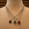 Handgemaakte natuursteen kristallen ketting