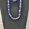 Handgemaakte sieraden set natuursteen - blauw