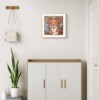 Hond - handgedrukte linosnede print