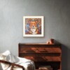 Hond - handgedrukte linosnede print