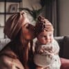 Kids Tulband Ruffles Taupe