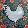 Kip - handgedrukte linosnede print