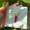 Micro Gehaakte Rode Chilipeper Ketting