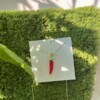 Micro Gehaakte Rode Chilipeper Ketting