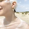 Midi Pearl Hoops Gold