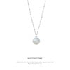 Moonstone Gem Necklace silver