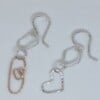 Organic oorhangers, uniek handgemaakt stel oorhangers