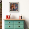 Paard - handgedrukte linosnede print