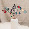Paradise passion, boeket glazen bloemen incl gratis vaas