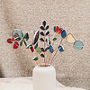 Paradise passion, boeket glazen bloemen incl gratis vaas