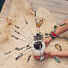 Paradise passion, boeket glazen bloemen incl gratis vaas