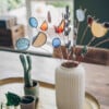 Paradise passion, boeket glazen bloemen incl gratis vaas