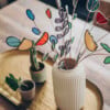 Paradise passion, boeket glazen bloemen incl gratis vaas