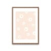 Pastel madeliefjes kunstprint – zachte bloemenillustratie | A4 poster 21x30 cm