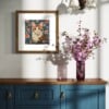 Poes - handgedrukte linosnede print