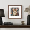 Poes - handgedrukte linosnede print