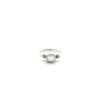 Rainbow Moonstone Facet Oval Triquetra Silver