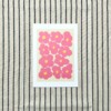 Roze bloemen kunstkaart – elegante botanische illustratie | A6 print 10x15 cm