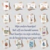 Set van babykaartjes met konijntjes - A6 formaat, inclusief envelop