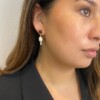 Smokey Quartz Pearl Drop Earrings