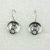 Space circles oorbellen