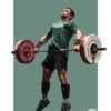 Sportret - grafisch sport portret (gepersonaliseerd) - the Art of Movement