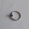 Zilveren meditatie ring, unisex design