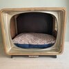 Retro kattenmand / hondenmand TV