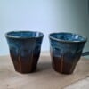 2 keramiek koffiebekers Avondlucht Small