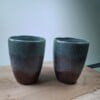 2 keramiek koffiebekers Forrest